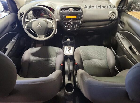 ML32F3FJ2HHF09003 2017 MITSUBISHI MIRAGE White წინა პანელის ხედი