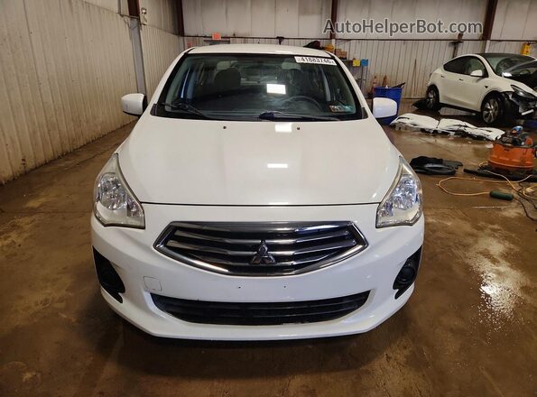 ML32F3FJ2HHF09003 2017 MITSUBISHI MIRAGE White წინა ხედი
