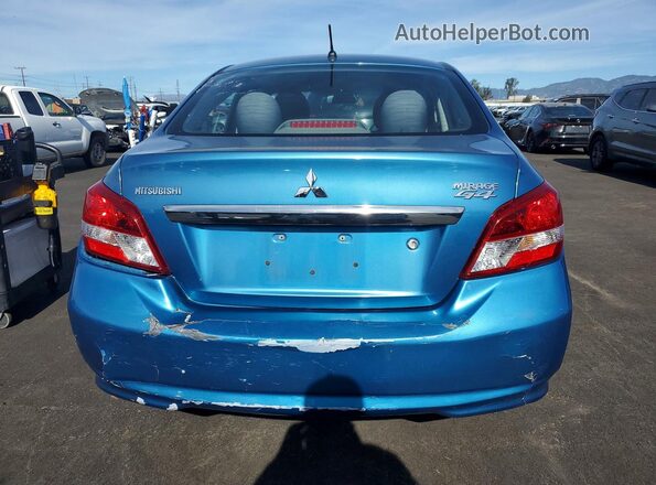 ML32F3FJ2HHF17165 2017 MITSUBISHI MIRAGE Blue Հետևի տեսք