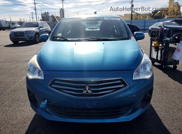 ML32F3FJ2HHF17165 2017 MITSUBISHI MIRAGE Blue Դիմացի տեսք