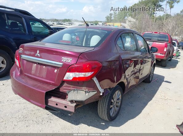 ML32F3FJ2JHF13784 2018 MITSUBISHI MIRAGE G4 Burgundy უკანა მარჯვენა
