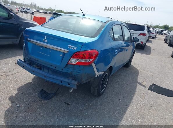 ML32F3FJ3HHF05283 2017 MITSUBISHI MIRAGE G4 Blue Trasero derecho