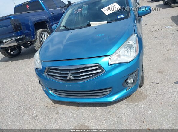 ML32F3FJ3HHF05283 2017 MITSUBISHI MIRAGE G4 Blue Vista del cuadro de instrumentos
