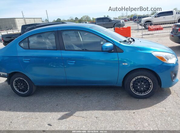 ML32F3FJ3HHF05283 2017 MITSUBISHI MIRAGE G4 Blue Vista interior trasera