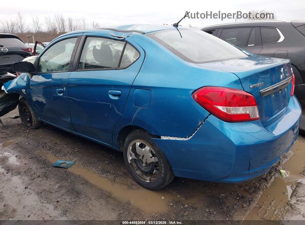 ML32F3FJ3JHF01076 2018 MITSUBISHI MIRAGE G4 Blue Trasero izquierdo