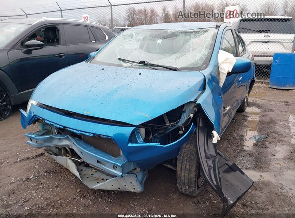 ML32F3FJ3JHF01076 2018 MITSUBISHI MIRAGE G4 Blue Vista frontal