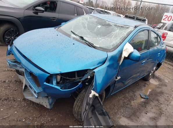 ML32F3FJ3JHF01076 2018 MITSUBISHI MIRAGE G4 Blue Vista tres cuartos delantera izquierda