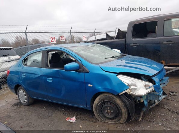 ML32F3FJ3JHF01076 2018 MITSUBISHI MIRAGE G4 Blue Vista interior trasera