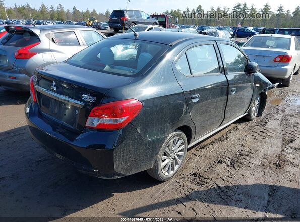 ML32F3FJ3KHF00379 2019 MITSUBISHI MIRAGE G4 Black Trasero derecho