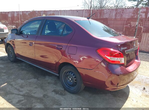 ML32F3FJ3KHF16887 2019 MITSUBISHI MIRAGE G4 Maroon Հետևի ձախ
