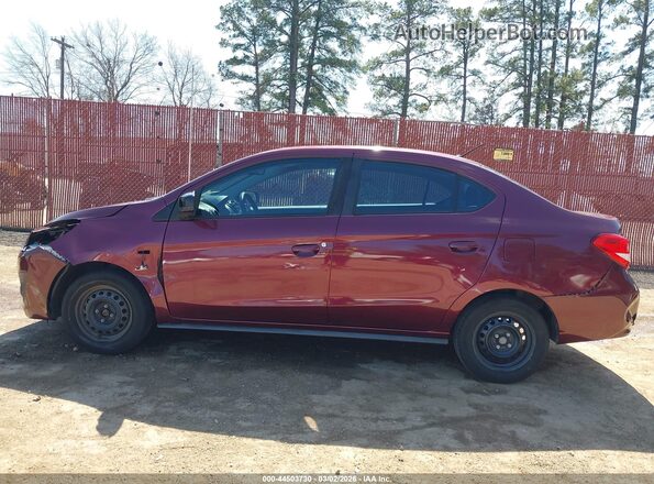 ML32F3FJ3KHF16887 2019 MITSUBISHI MIRAGE G4 Maroon Սալոնի 360 աստիճան տեսք