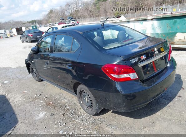 ML32F3FJ3LHF07558 2020 MITSUBISHI MIRAGE G4 Black უკანა მარცხენა