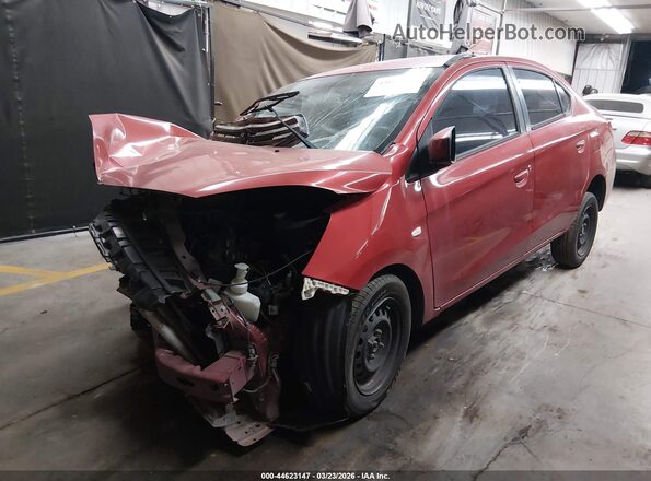 ML32F3FJ5HHF04961 2017 MITSUBISHI MIRAGE G4 Red წინა მარცხენა ხედი სამი მეოთხედიდან