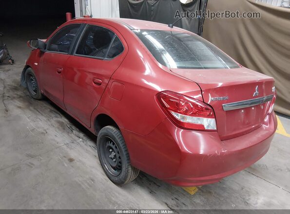 ML32F3FJ5HHF04961 2017 MITSUBISHI MIRAGE G4 Red უკანა მარცხენა