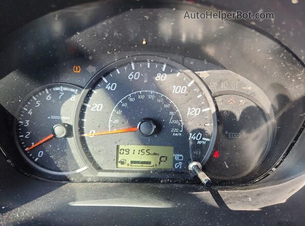 ML32F3FJ5KHF02165 2019 MITSUBISHI MIRAGE Burgundy Widok zestawu wskaźników