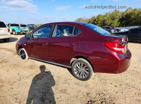 ML32F3FJ5KHF02165 2019 MITSUBISHI MIRAGE Burgundy Tył lewy
