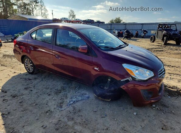 ML32F3FJ5KHF02165 2019 MITSUBISHI MIRAGE Burgundy Przód prawy