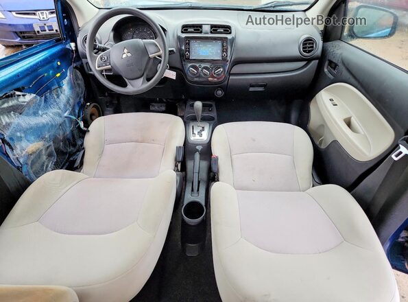 ML32F3FJ6JHF03808 2018 MITSUBISHI MIRAGE Blue Вид панелі приладів