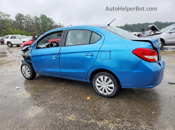 ML32F3FJ6JHF03808 2018 MITSUBISHI MIRAGE Blue Задня ліва чверть