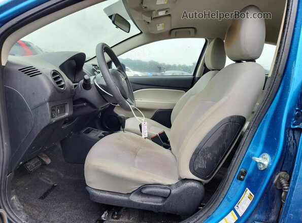 ML32F3FJ6JHF03808 2018 MITSUBISHI MIRAGE Blue Вид салону спереду