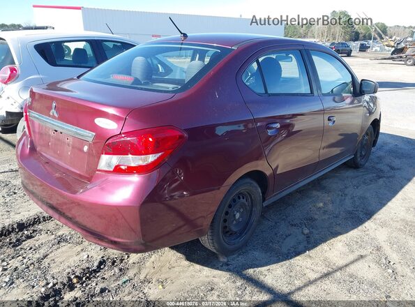 ML32F3FJ6LHF03987 2020 MITSUBISHI MIRAGE G4 Maroon 