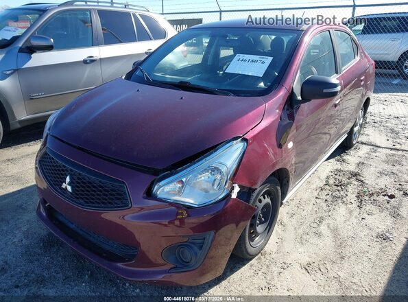ML32F3FJ6LHF03987 2020 MITSUBISHI MIRAGE G4 Maroon 