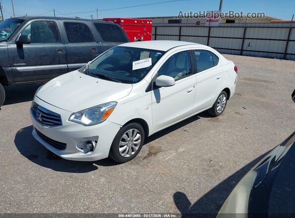ML32F3FJ7JHF12100 2018 MITSUBISHI MIRAGE G4 White Передня ліва чверть