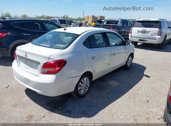 ML32F3FJ7JHF12100 2018 MITSUBISHI MIRAGE G4 White Задня права чверть