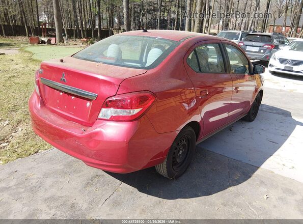 ML32F3FJ7LHF12889 2020 MITSUBISHI MIRAGE G4 Burgundy Հետևի աջ