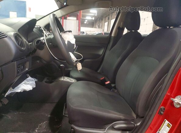 ML32F3FJ9HHF11993 2017 MITSUBISHI MIRAGE Red Widok wnętrza z przodu