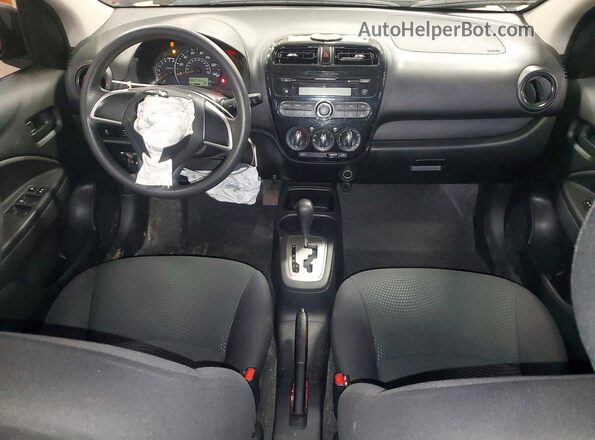 ML32F3FJ9HHF11993 2017 MITSUBISHI MIRAGE Red Widok deski rozdzielczej