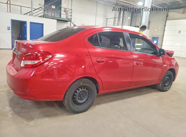 ML32F3FJ9HHF11993 2017 MITSUBISHI MIRAGE Red Tył prawy