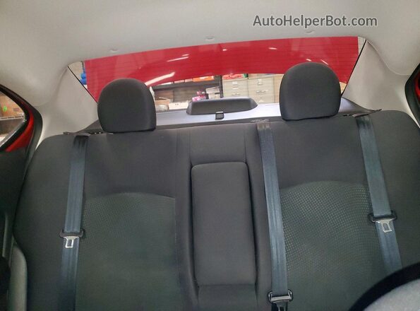 ML32F3FJ9HHF11993 2017 MITSUBISHI MIRAGE Red Widok tylnych siedzeń