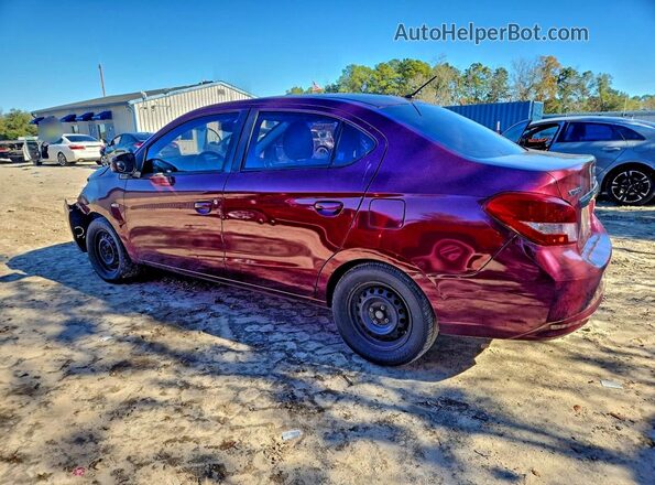 ML32F3FJ9HHF15879 2017 MITSUBISHI MIRAGE Темно-бордовый Задняя левая четверть
