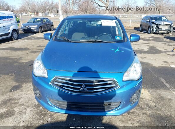 ML32F3FJ9JHF07237 2018 MITSUBISHI MIRAGE G4 Blue Սարքավորումների վահանակի տեսք
