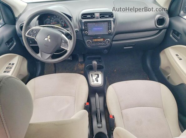 ML32F3FJXLHF00753 2020 MITSUBISHI MIRAGE Blue Widok deski rozdzielczej