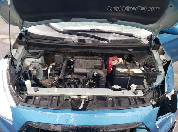 ML32F3FJXLHF00753 2020 MITSUBISHI MIRAGE Blue Widok wnętrza z tyłu