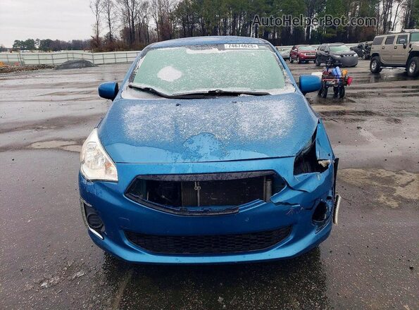 ML32F3FJXLHF00753 2020 MITSUBISHI MIRAGE Blue Widok z przodu