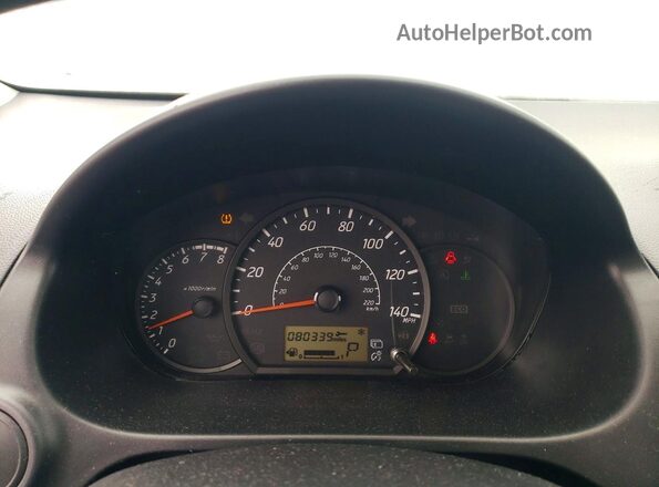 ML32F3FJXLHF00753 2020 MITSUBISHI MIRAGE Blue Widok zestawu wskaźników