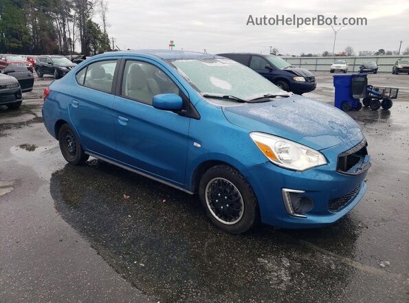 ML32F3FJXLHF00753 2020 MITSUBISHI MIRAGE Blue Przód prawy