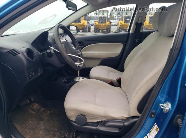 ML32F3FJXLHF00753 2020 MITSUBISHI MIRAGE Blue Widok wnętrza z przodu