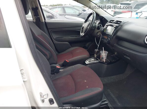 ML32F4FJ5LHF06708 2020 MITSUBISHI MIRAGE G4 White Widok wnętrza z przodu