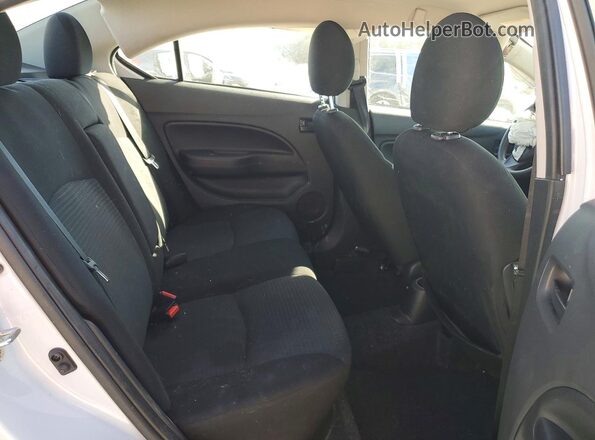 ML32FUFJ0PHF04774 2023 MITSUBISHI MIRAGE White უკანა სავარძლების ხედი