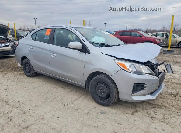 ML32FUFJ2MHF00544 2021 MITSUBISHI MIRAGE Silver წინა მარჯვენა