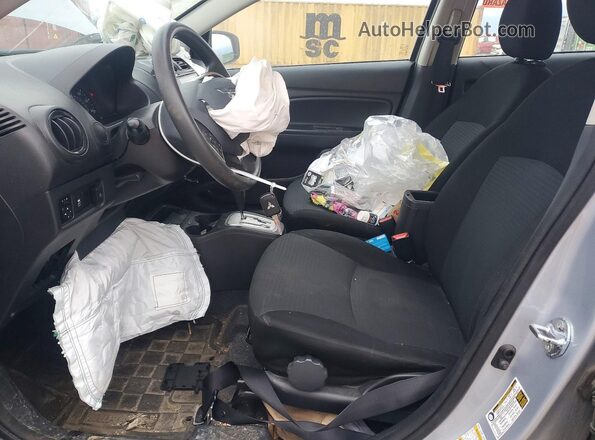 ML32FUFJ2MHF00544 2021 MITSUBISHI MIRAGE Silver წინა სალონის ხედი