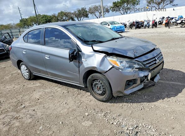 ML32FUFJ2NHF06796 2022 MITSUBISHI MIRAGE Серый Передняя правая четверть