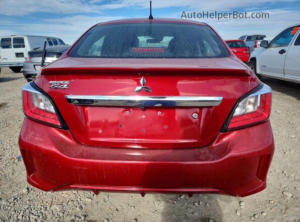 ML32FUFJ3MHF05557 2021 MITSUBISHI MIRAGE Red Вид ззаду