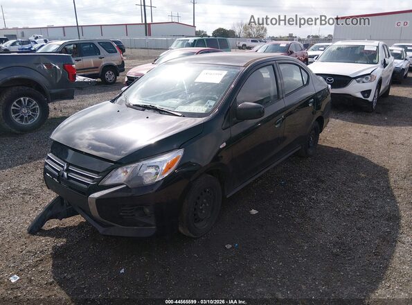 ML32FUFJ3NHF07892 2022 MITSUBISHI MIRAGE G4 Черный Передняя левая четверть