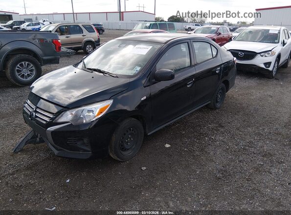 ML32FUFJ3NHF07892 2022 MITSUBISHI MIRAGE G4 Черный Задняя правая четверть
