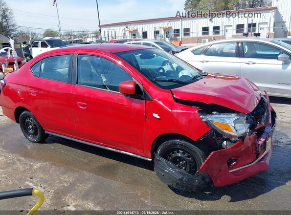 ML32FUFJ4MHF06264 2021 MITSUBISHI MIRAGE G4 Red უკანა სალონის ხედი